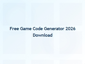 Free Game Code Generator 2026 Download