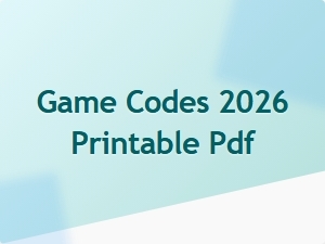 Game Codes 2026 Printable Pdf Hacks